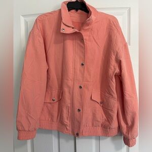 Women’s Jacket Size Large in Salmon Color